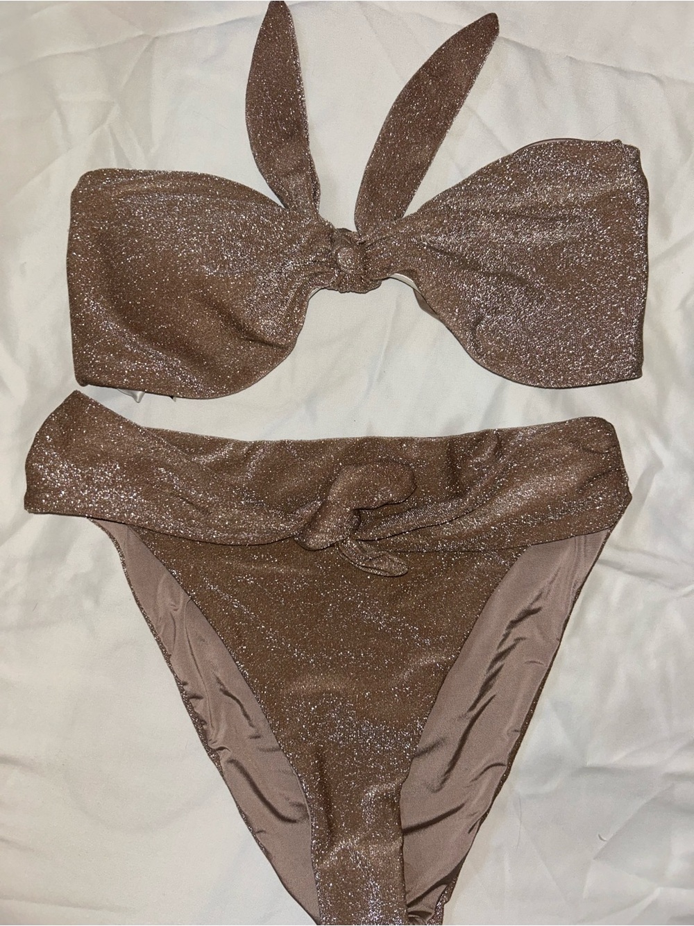 Dippin' Daisy's Shimmery Brown Two-Piece Bikini